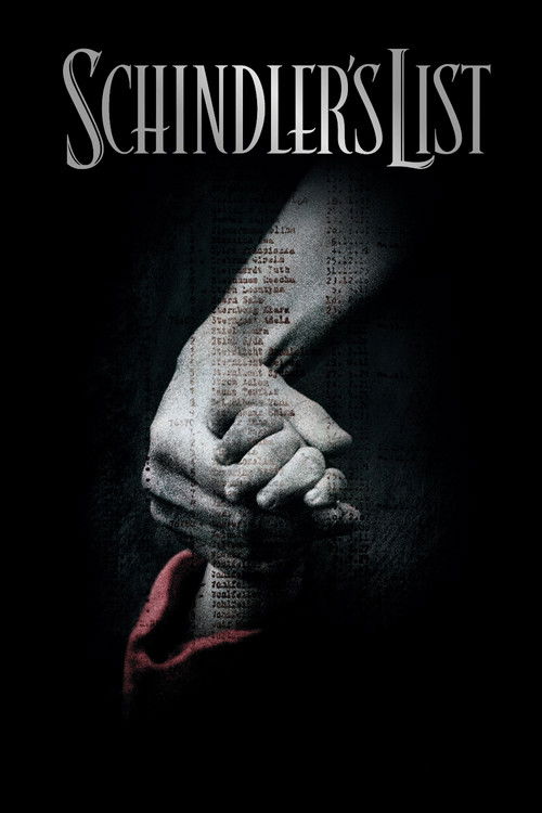 Schindler's List (1993) film posteri